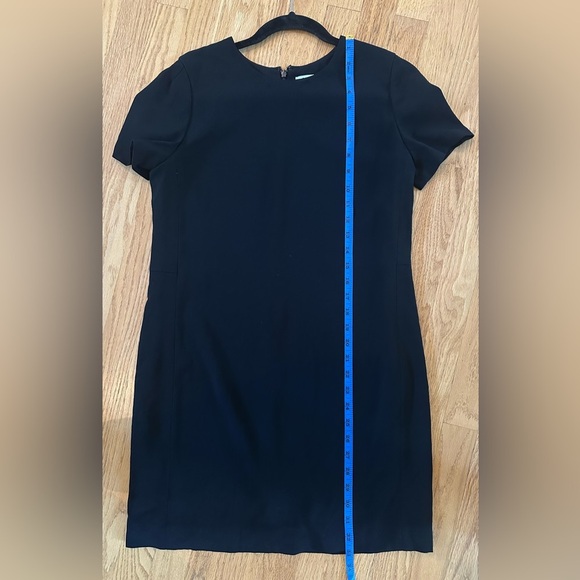 Aritzia Babaton Patricio Crepe Shift Shirt Dress Black Size 4 - Picture 9 of 11